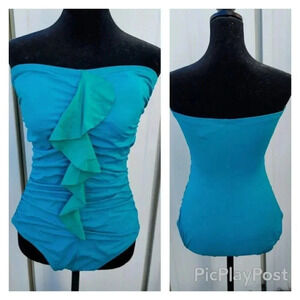 Jantzen Classics Swimwear Blue/Turquoise Bathing suit